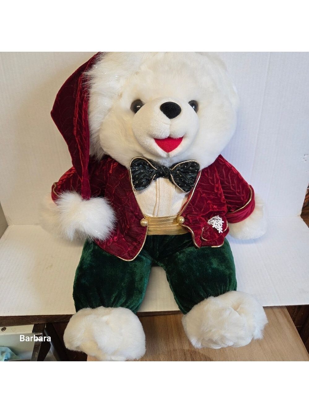 Vintage 2002 Dan Dee Collector's Choice "Snowflake Teddy" Plush Toy